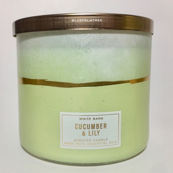 CUCUMBER & LILY 3 Wick Candle